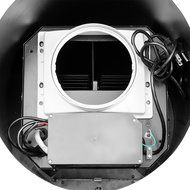 FIREBIRD 30" Island Mount Black Stainless Steel Touch Button Control Powerful Kitchen Vent Range Hood N2