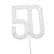 Hundred Decorative Rhinestone Cake Topper N2