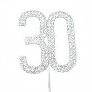 Hundred Decorative Rhinestone Cake Topper N3