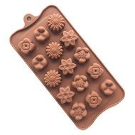 Cherryard Flowers Shaped Silicone Chocolate Molds Candy Molds