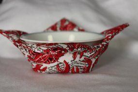 Microwave Bowl Cozy Bowl Potholder Reversible Lobster N4