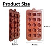 Cherryard Flowers Shaped Silicone Chocolate Molds Candy Molds N2