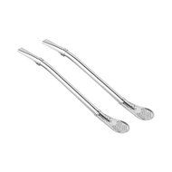 GFDesign Yerba Mate Bombilla Gourd Drinking Filter Straws Stirrer Food-Grade 18/8 Stainless Steel - Set of 2 with... N13