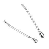 GFDesign Yerba Mate Bombilla Gourd Drinking Filter Straws Stirrer Food-Grade 18/8 Stainless Steel - Set of 2 with... N15