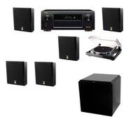 M&amp;K Sound MP150II Wall Speaker 5.1 Thorens TD-240-2 HRS12 Denon AVR-X5200W