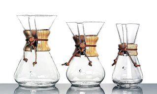 Chemex 3-Cup Coffeemaker with Glass Handle N4