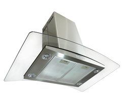Golden Vantage Stainless Steel 36" Euro Style Island Mount Range Hood GVAI-36
