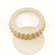 LOHOME&reg; Quiche Pan Mini Cupcakes Torte Souffle Cheesecake Egg Tart Makers Cake Molds Baking Molds Gourmet Bakeware... N4