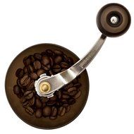 Manual Burr Coffee Grinder for Bean and Spices, Adjustable Hand Crank Mill for Espresso, French Press N6