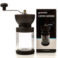Manual Burr Coffee Grinder for Bean and Spices, Adjustable Hand Crank Mill for Espresso, French Press N7