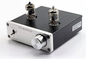 Douk Audio Mini 6J1 Valve &amp; Vacuum Tube Pre-Amplifier Stereo HiFi Buffer Preamp(Silver） N5