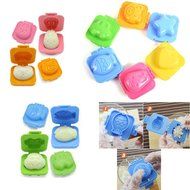 Mold - TOOGOO(R)6 pieces boiled egg sushi rice Mold Bento Maker Sandwich Cutter Decorating Mould N2