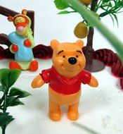 ONE HUNDRED ACRE WOODS Winnie the Pooh 12 Piece Birthday Cake Topper Set Featuring Winnie the Pooh Figures and... N8