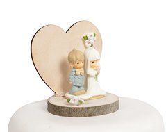 Precious Moments Rustic Wedding Cake Topper