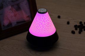 SNEED-Creative Colorful Night Light Bluetooth stereo Bluetooth speaker lights LED lights , pink