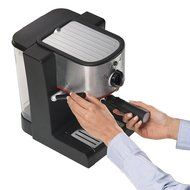 Hamilton Beach Melitta 15-Bar Pump Espresso Maker with Frother, Silver | 40791 N4