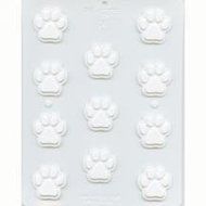 3 Pack- Paw Print Hard Candy Mold