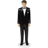 Groom Wedding Topper (Side Part)