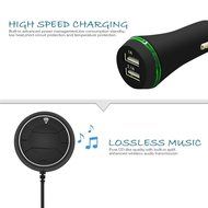 Portable Wireless Bluetooth V4.0 Music Receiver Adapter Stereo Speaker Audio Receiver Adapter Hands-free 3.5mm... N8