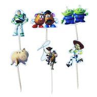 Betop House Set of 24 Pieces Toy Story Themed Decorative Cupcake Topper for Kids Birthday Party Baby Shower