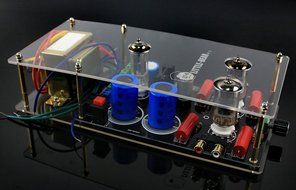 Nobsound Hifi 6N3+6Z4 tube valve Pre-AMP Class A Audio Stereo preamplifier include transformer Acrylic sheet N2