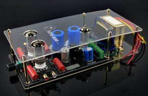 Nobsound Hifi 6N3+6Z4 tube valve Pre-AMP Class A Audio Stereo preamplifier include transformer Acrylic sheet N4