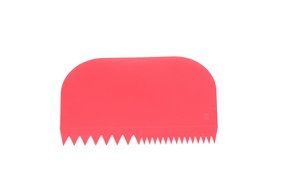 Paderno World Cuisine Serrated Two-Way Plastic Bowl Scraper, Set of 10