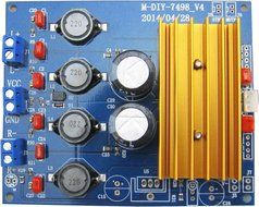 Yeeco High-power D Class HIFI Digital Amplifier Board 2 Channel 100W + 100W Stereo Audio Power Amplifier DC 15... N4