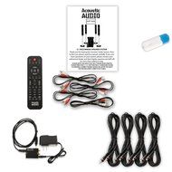 Acoustic Audio AAT1000 Tower 5.1 Speaker System with USB Bluetooth Optical Input and 4 Extension Cables N2