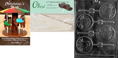 Cybrtrayd P014 Statue of Liberty Lolly Chocolate Candy Mold with Exclusive Cybrtrayd Copyrighted Chocolate Molding... N6