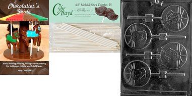 Cybrtrayd P014 Statue of Liberty Lolly Chocolate Candy Mold with Exclusive Cybrtrayd Copyrighted Chocolate Molding... N7