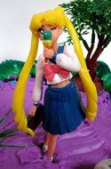 10 Piece SAILOR MOON Themed Birthday Cake Topper Set Featuring Sailor Moon and Friends Characters and Decorative... N2