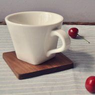 Rural Style Coaster Black Walnut Coaster Wooden Coasters (Set of 4)