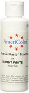 Americolor Soft Gel Paste Food Color, 6-Ounce, Bright White