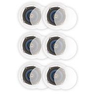 Blue Octave LC52 In Ceiling Speakers Home Theater Surround Sound 2-Way Speaker 3 Pair Pack