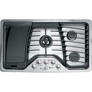 GE PGP986SETSS Profile 36" Stainless Steel Gas Sealed Burner Cooktop
