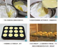 Gold 12 Cavity Muffin Cake Pan Non Stick Cast Iron Waffle Baking Pan 14inch