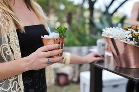 Sertodo Apa Cups, set of 4, Hammered Copper, 18 fluid ounces N3
