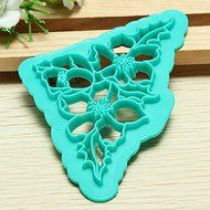 Christmas Cake Decorating Fondant Tools Cake Rose Flower Cutter N4