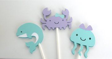 Under the Sea Cupcake Toppers