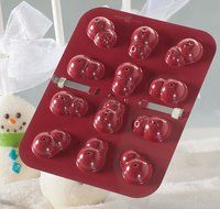 Snowman Cake Pops Pan - by Nordic Ware - sides clip together - complete set with sticks N4