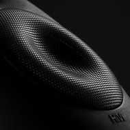 HiVi Swans - X4 - 2.0 Active Studio Monitors for Recording and Playback - Resonance Minimizing Ovoid Cabinet -... N7