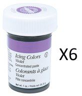 Bulk Buy: Wilton Icing Colors 1 Ounce Red (no Taste) W610-998 (6-Pack) N4