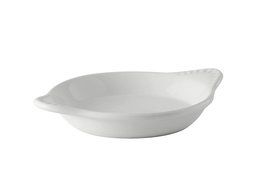 Tuxton BWN-0602 Vitrified China Round Shirred Egg, 6 oz, 6-3/8", White (Pack of 12)