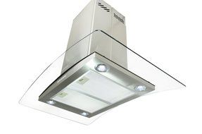 Golden Vantage Stainless Steel 36" Euro Style Island Mount Range Hood GVAI-36 N2