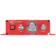 ELEGIANT 12V 2A 15W x 2 HiFi Mini Amplifier with LED Light 2.0 Channel Bass Power AMP for Car Motorbike Home Boat... N3