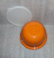 Vintage Tupperware Mixing Bowl Set 4 + 8 Cup Harvest Colors N4