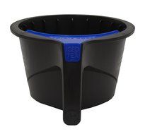 Wilbur Curtis Brew Cone Assembly Black Rotate Std with Blue Splash Pocket - Commercial-Grade Brew Basket - WC...