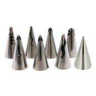 NALATI 8pcs Russian Stainless Steel Tips Tulip Sphere Whip Cream Buttercream Icing Piping Nozzles DIY Baking Tools...