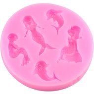 Mujiang Little Mermaid Cake Decorating Food Grade Silicone Jello Sugar Chocolate Fondant Molds N29